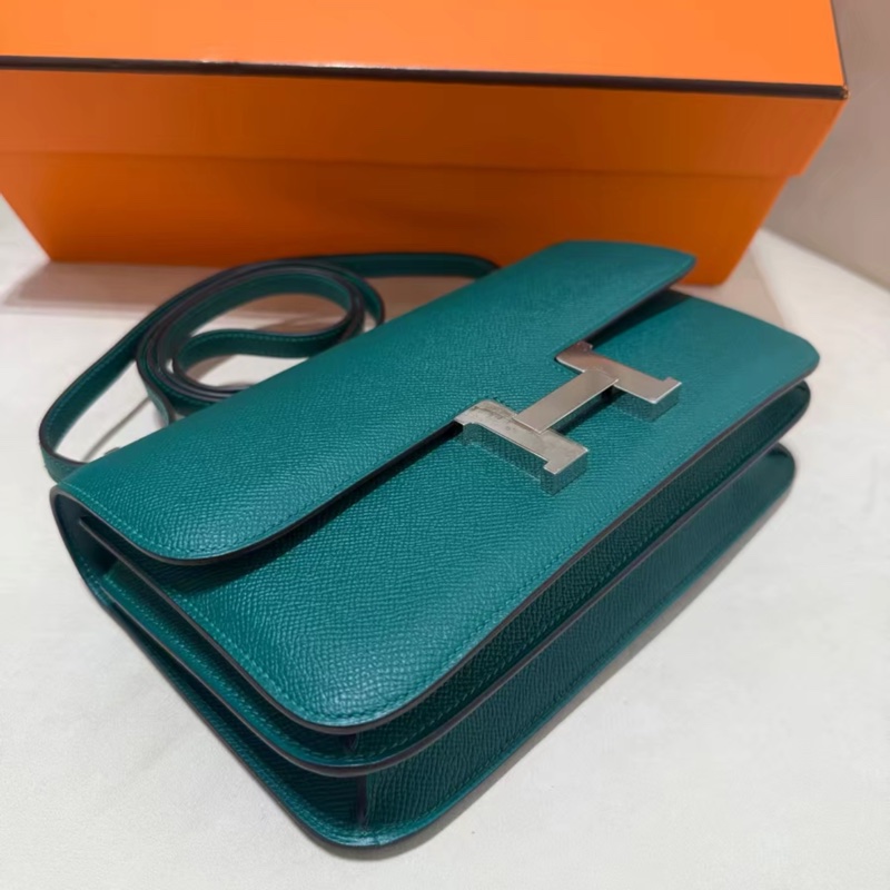 爱马仕横版康康 Constance elan 帝皇绿银扣 极品成色-2