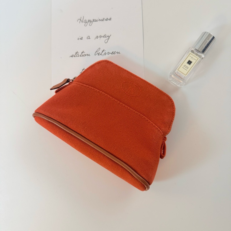 ✔️ Hermès 愛馬仕 mini Bolide 化妝包／手拿包／洗漱包-1