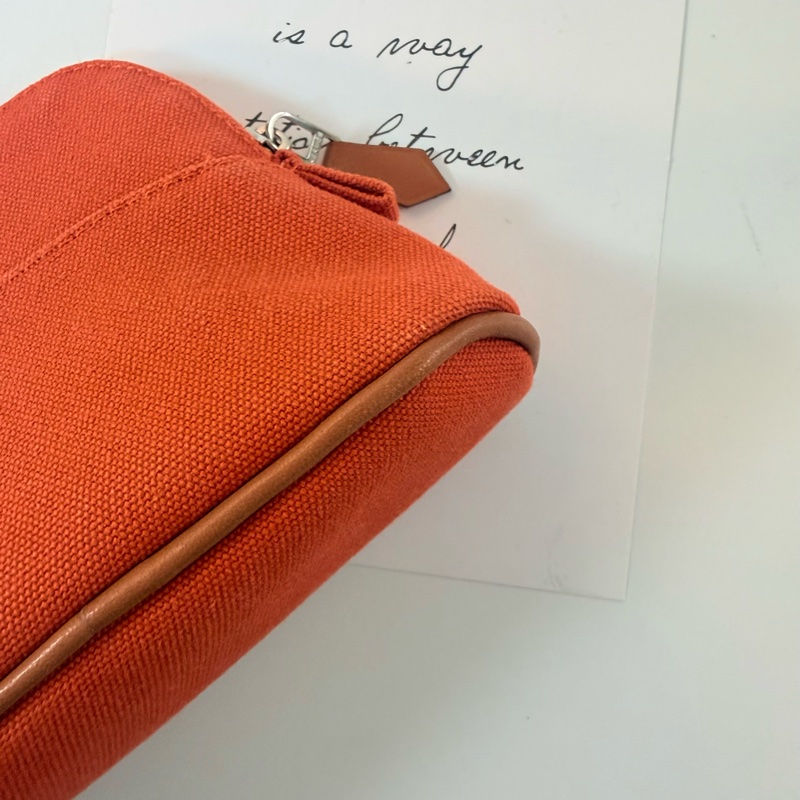 ✔️ Hermès 愛馬仕 mini Bolide 化妝包／手拿包／洗漱包-5