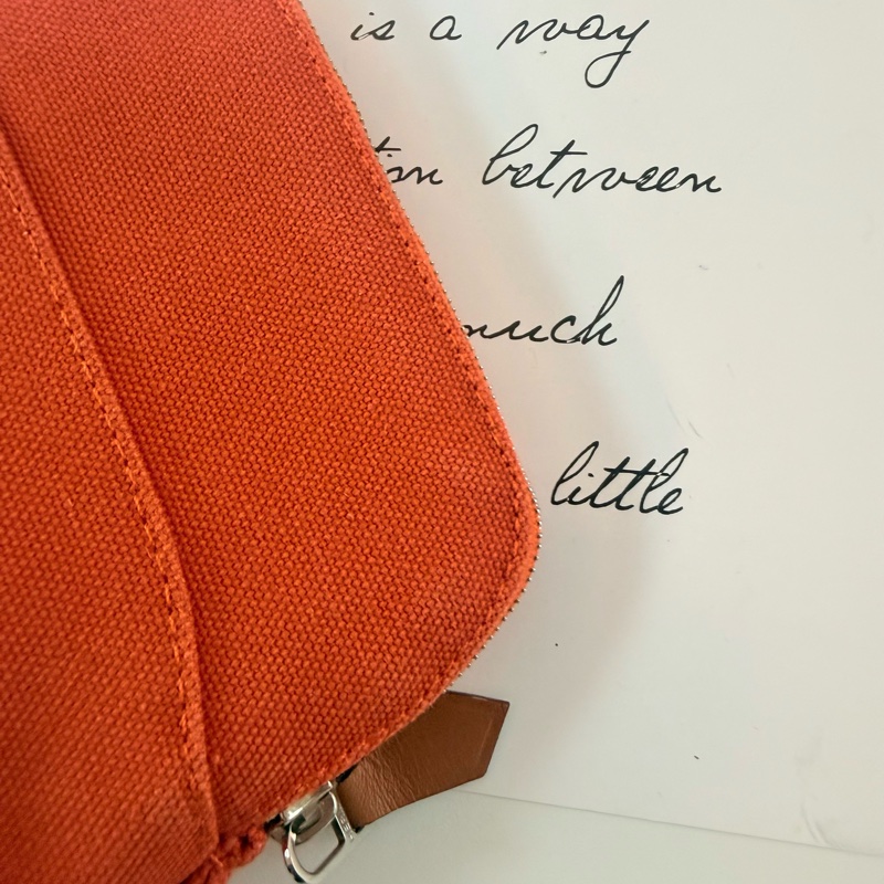 ✔️ Hermès 愛馬仕 mini Bolide 化妝包／手拿包／洗漱包-11