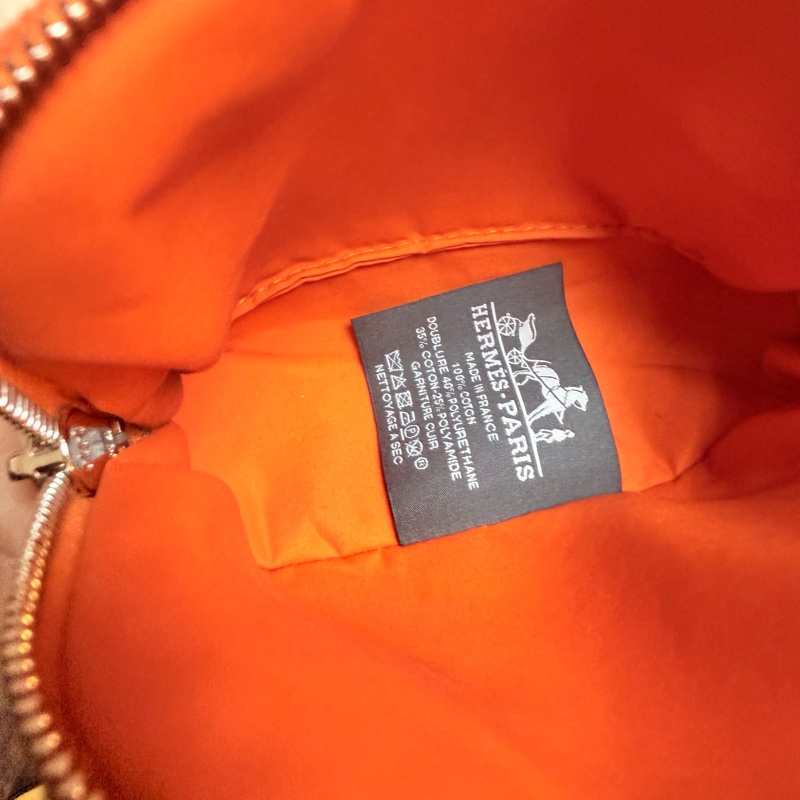 ✔️ Hermès 愛馬仕 mini Bolide 化妝包／手拿包／洗漱包-17