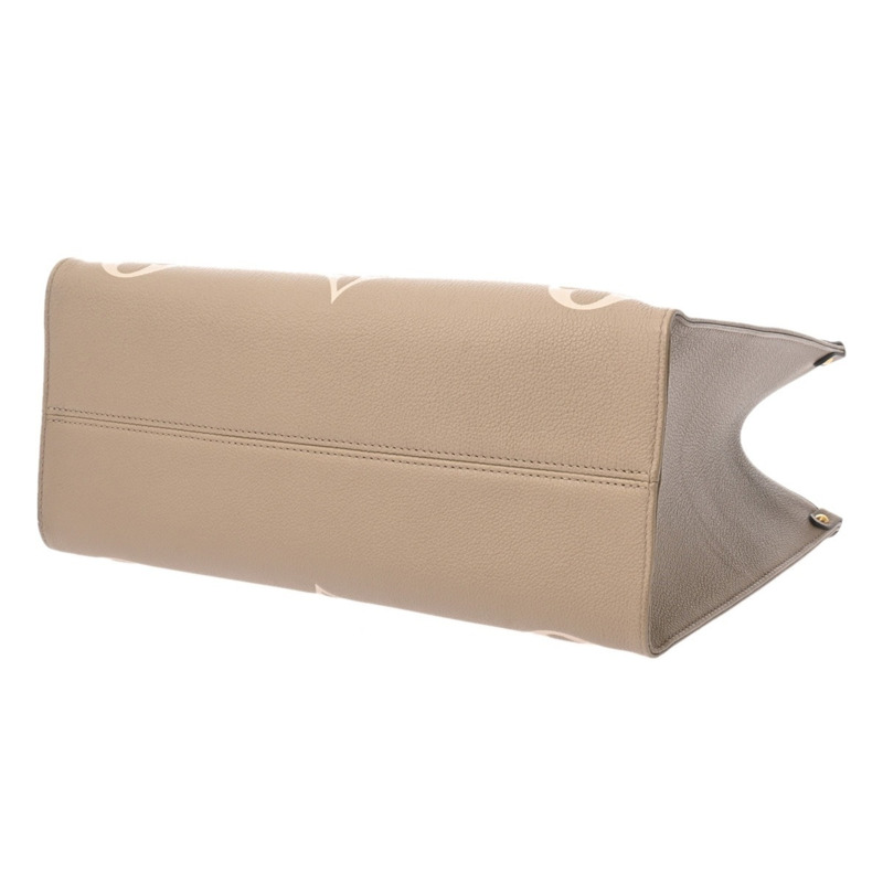 路易威登 (LOUIS VUITTON) Monogram Empreinte OnTheGo MM Tourtrell Creme M45494 女士真皮手提包 A 級二手 Ginzo-5