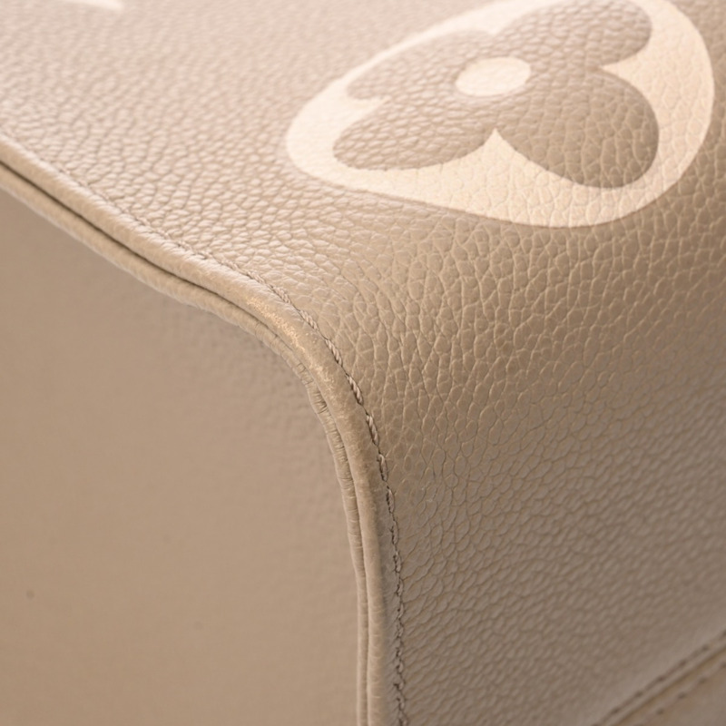 路易威登 (LOUIS VUITTON) Monogram Empreinte OnTheGo MM Tourtrell Creme M45494 女士真皮手提包 A 級二手 Ginzo-8