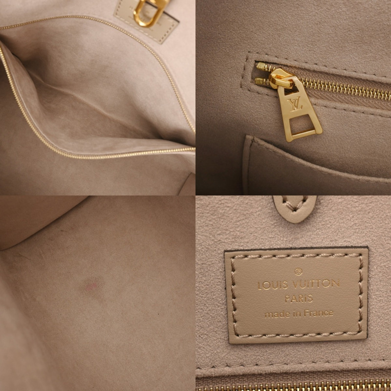 路易威登 (LOUIS VUITTON) Monogram Empreinte OnTheGo MM Tourtrell Creme M45494 女士真皮手提包 A 級二手 Ginzo-10