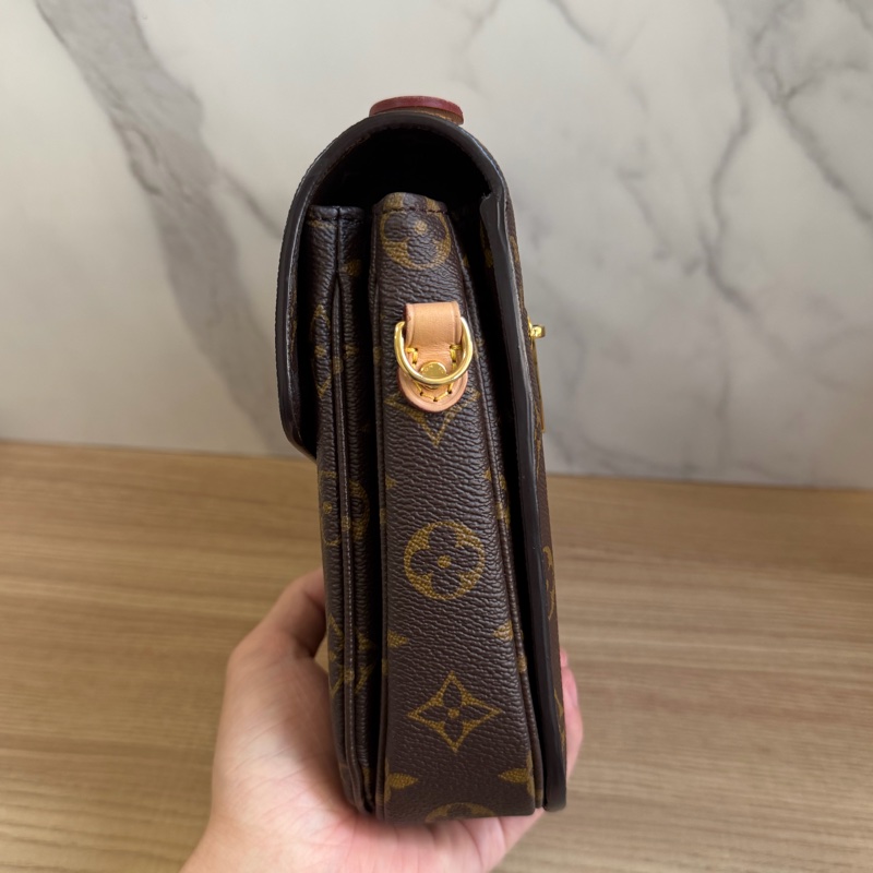 （經典款）LV 老花郵差包 晶片款式-2