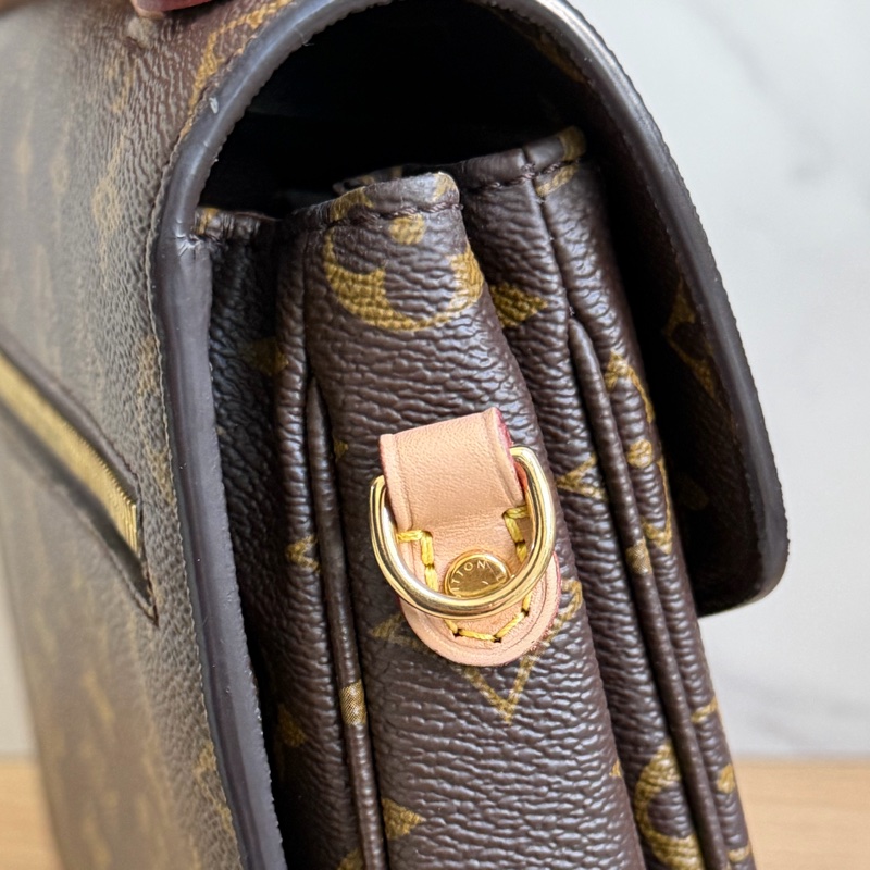 （經典款）LV 老花郵差包 晶片款式-19