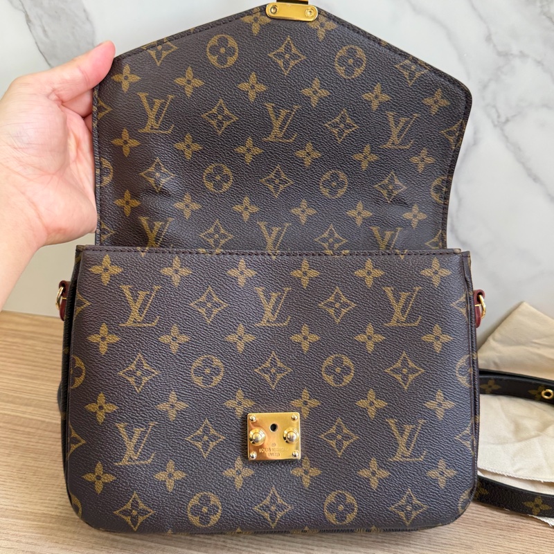 （經典款）LV 老花郵差包 晶片款式-20