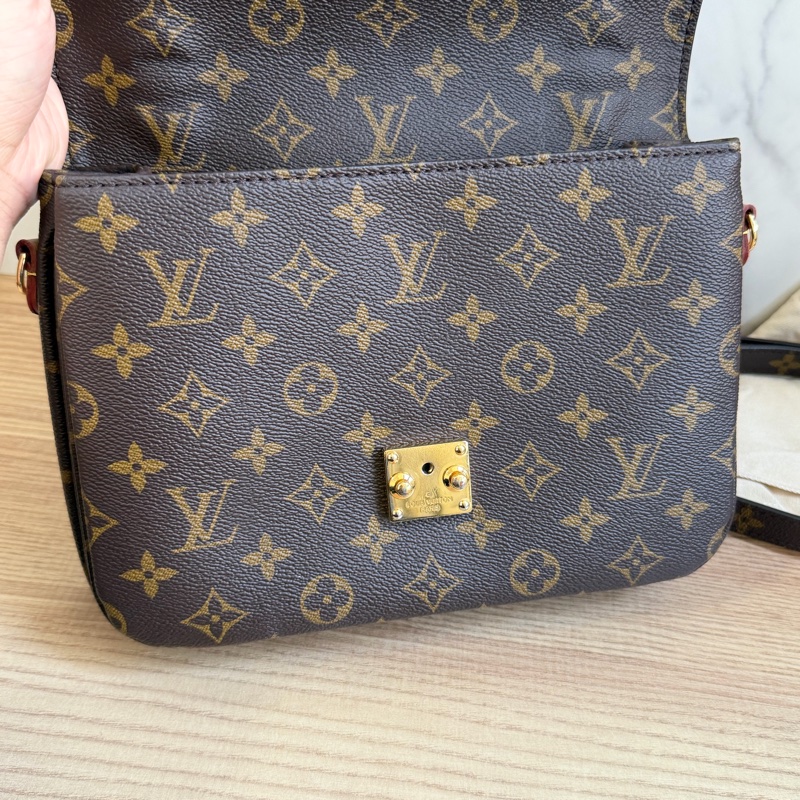 （經典款）LV 老花郵差包 晶片款式-22