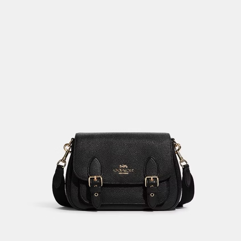 COACH 牛皮 翻蓋郵差包 加拿大代購 真皮斜背包 加拿大代購🇨🇦附保卡吊牌｜淘氣善良・尋寶-4