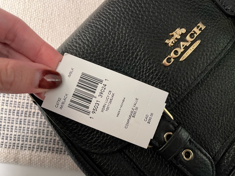 COACH 牛皮 翻蓋郵差包 加拿大代購 真皮斜背包 加拿大代購🇨🇦附保卡吊牌｜淘氣善良・尋寶-9