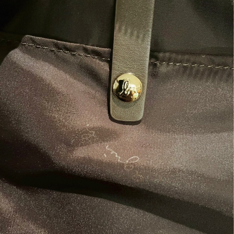 agnes b 法國品牌 通勤手提包 A4商務包 尼龍牛皮拼接包｜淘氣善良・尋寶-7