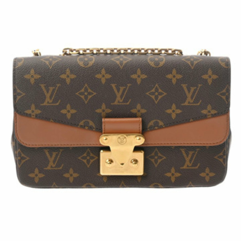 路易威登 (LOUIS VUITTON) Monogram Marceau 棕色 M46127 女士帆布單肩包 A 級二手 Ginzo-0