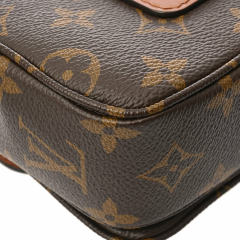 路易威登 (LOUIS VUITTON) Monogram Marceau 棕色 M46127 女士帆布單肩包 A 級二手 Ginzo-8