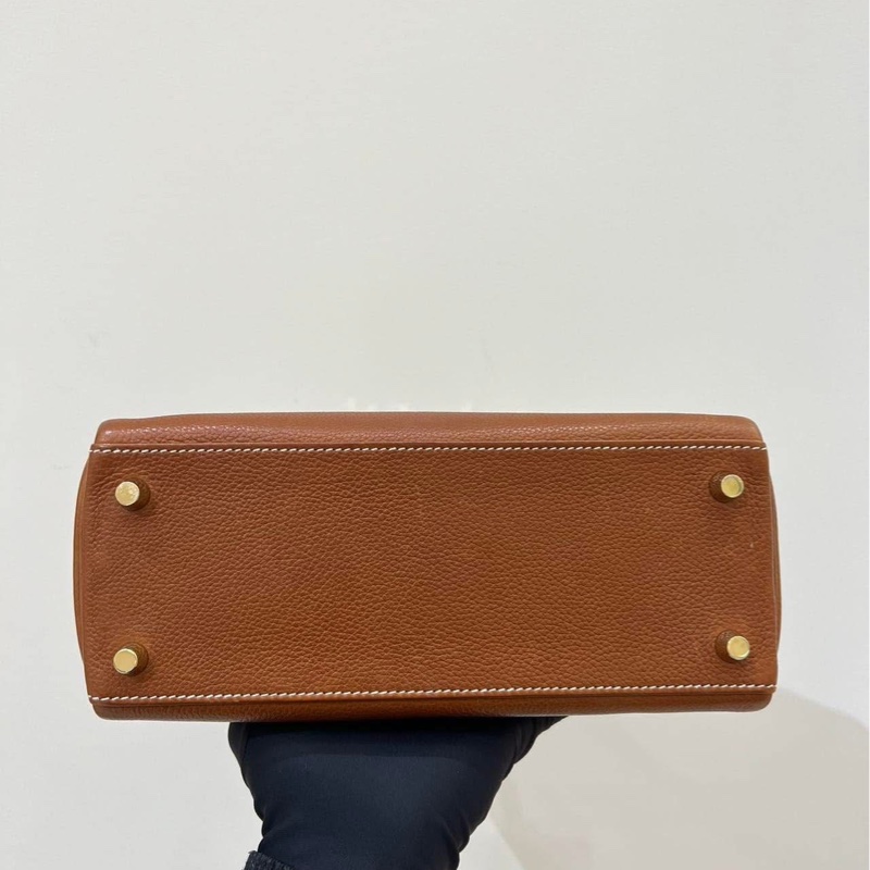 Hermes 愛馬仕 Kelly 25 福寶馬鞍皮 金釦 Z刻-5