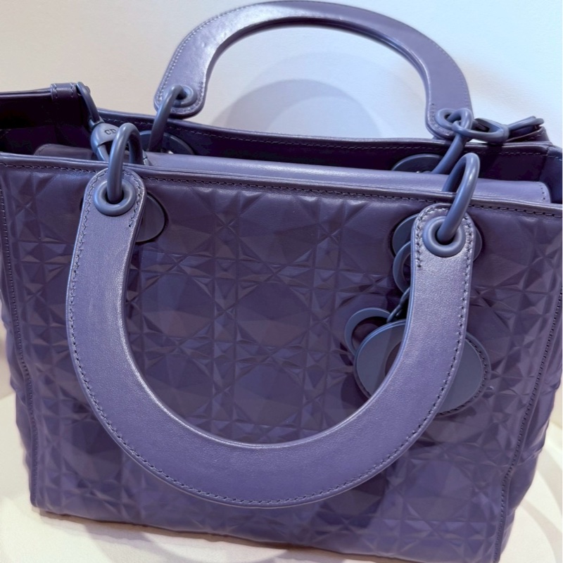 DIOR✨五格鑽石切割紋黛妃包戴妃包手提包 2022-28