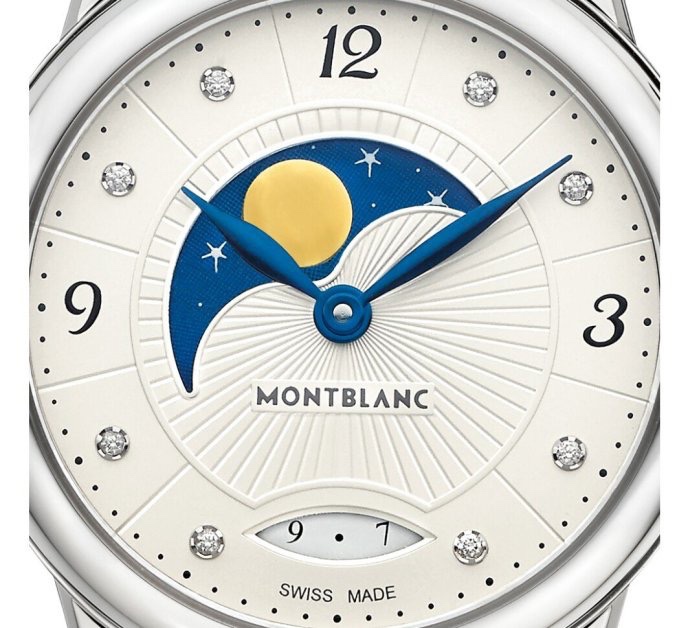 天使熊雜貨小舖~MONTBLANC萬寶龍 Bohème寶曦腕錶系列~月相女錶（女）-3