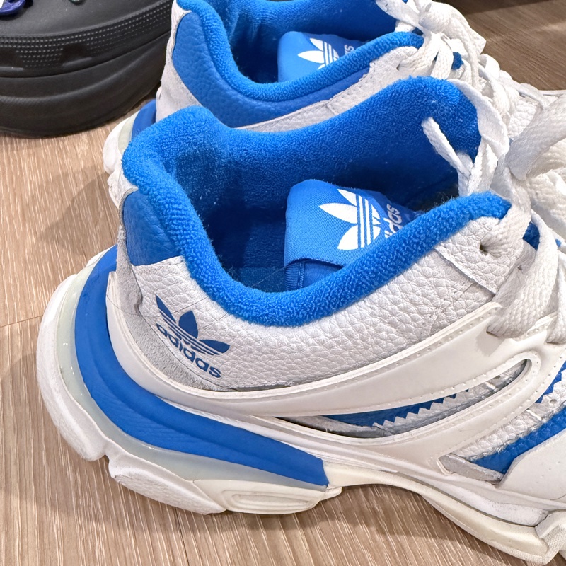 Balenciaga✨Track 3.0白藍色 Adidas聯名巴黎三葉草休閒鞋老爹鞋 #40-32