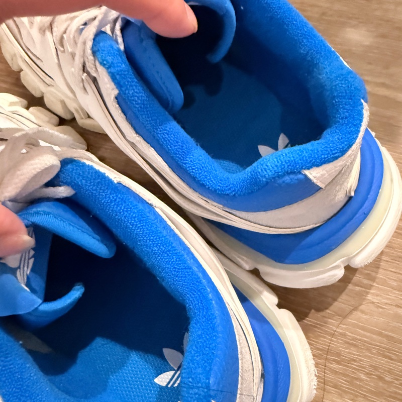 Balenciaga✨Track 3.0白藍色 Adidas聯名巴黎三葉草休閒鞋老爹鞋 #40-41