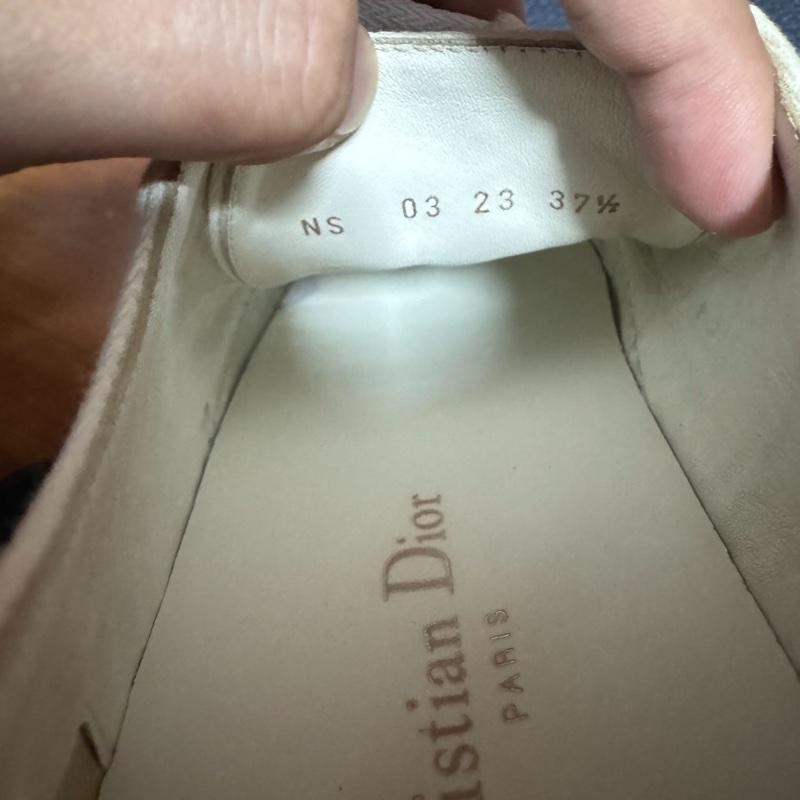 Dior厚底鞋迪奧Walk'n Oblique刺繡CD印花灰色37.5碼-6