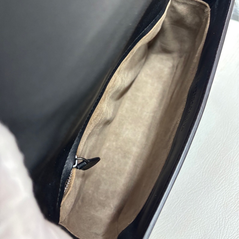 【近新閒置品】 Bottega Veneta BV 黑色編織盒子斜挎手提包-7