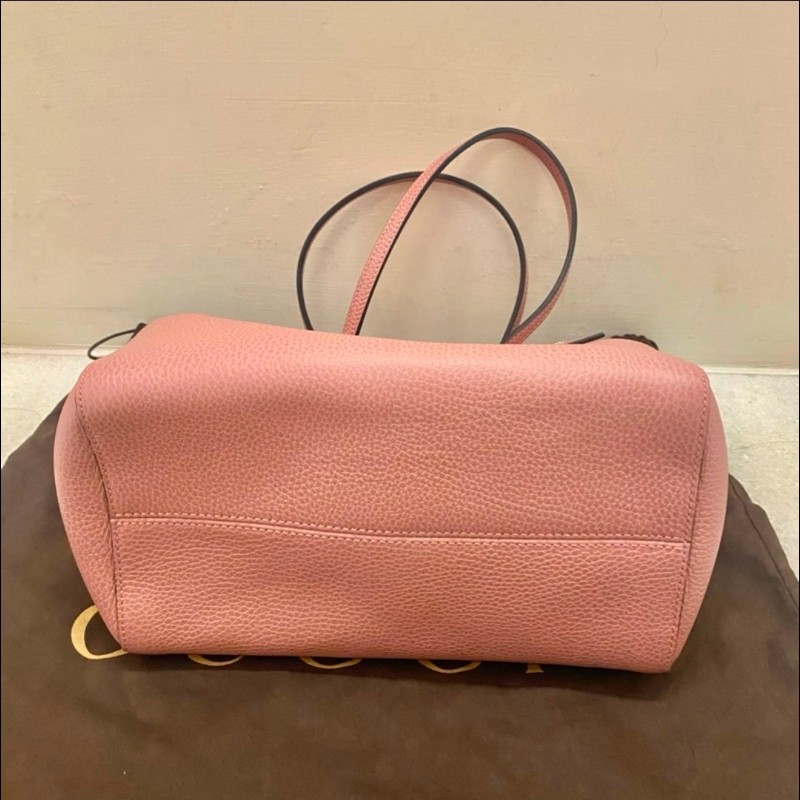 Gucci 托特包 粉紅色 上班包-7
