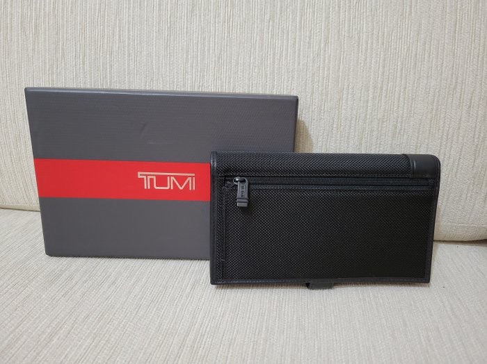 TUMI FXT SLG編織手拿包  皮夾 直立長夾  內有護照夾層-3