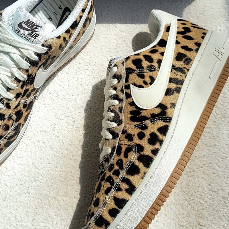 Nike Air Force 1 Low 豹紋 運動鞋-3