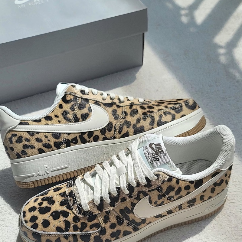 Nike Air Force 1 Low 豹紋 運動鞋-4