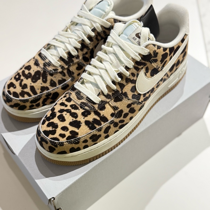 Nike Air Force 1 Low 豹紋 運動鞋-7