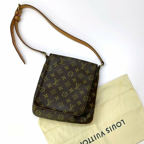 LV Musette老花斜背包