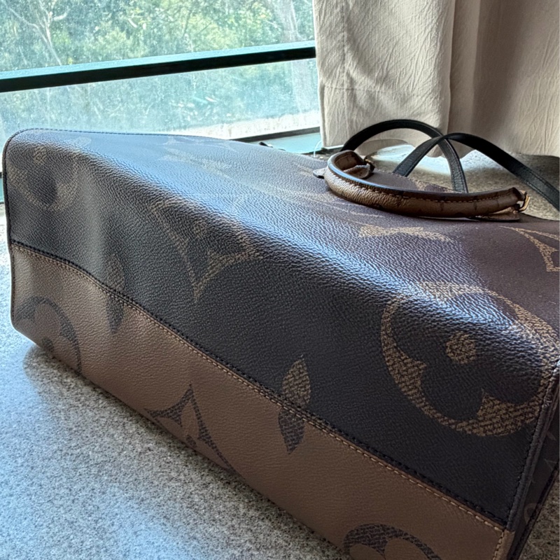 Louis Vuitton On the Go MM LV老花雙面托特中號 芯片-3