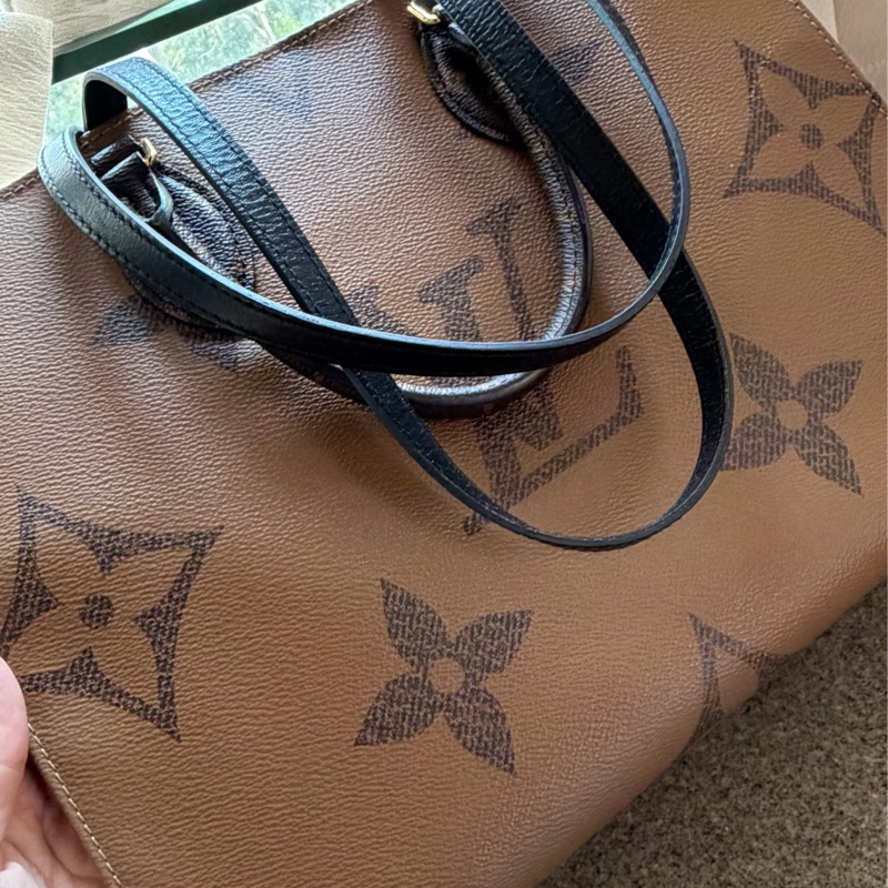 Louis Vuitton On the Go MM LV老花雙面托特中號 芯片-5