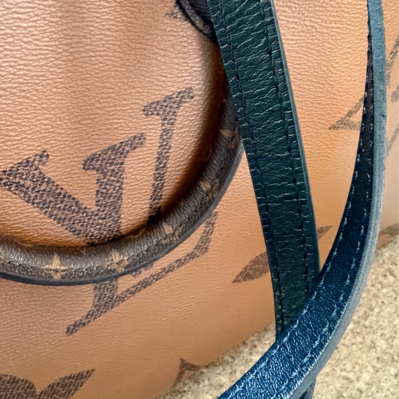 Louis Vuitton On the Go MM LV老花雙面托特中號 芯片-6