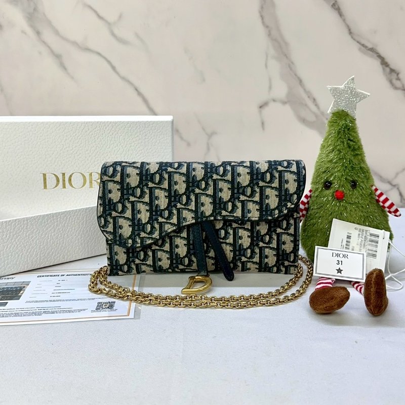 DIOR 老花二合一鏈帶包-0