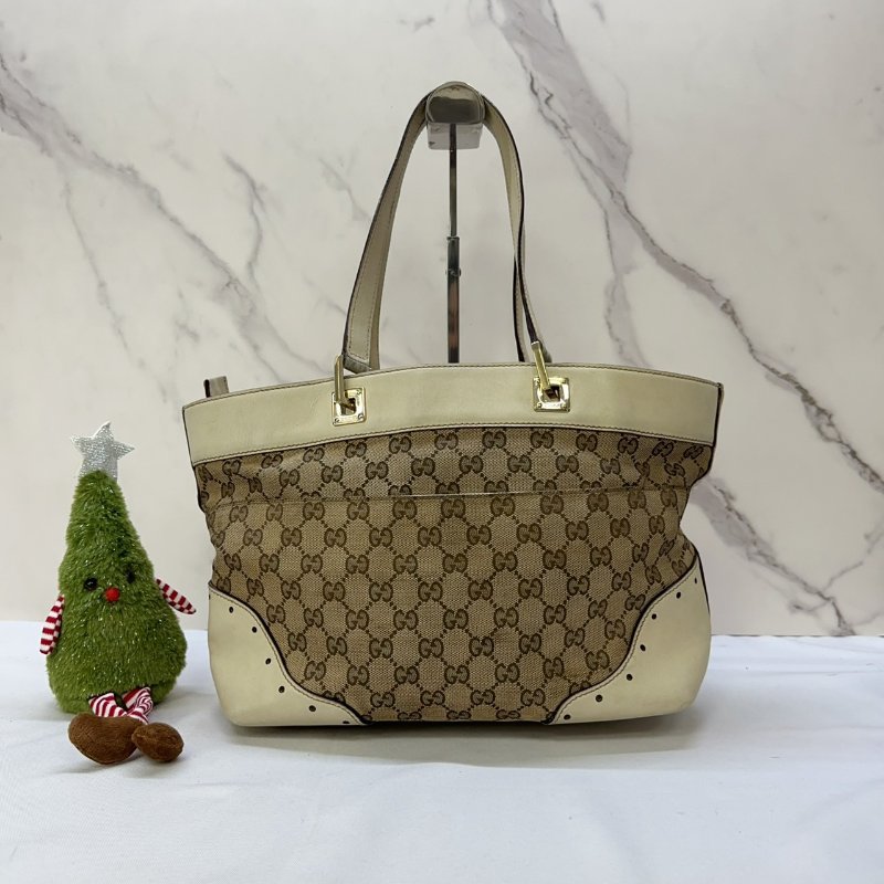 GUCCI Canvas手提托特包-1