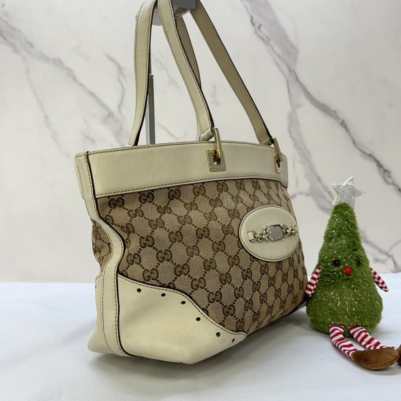 GUCCI Canvas手提托特包-2