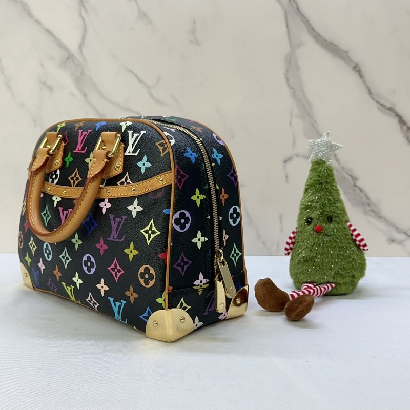 LV x 村上隆黑彩手提小珍包-3