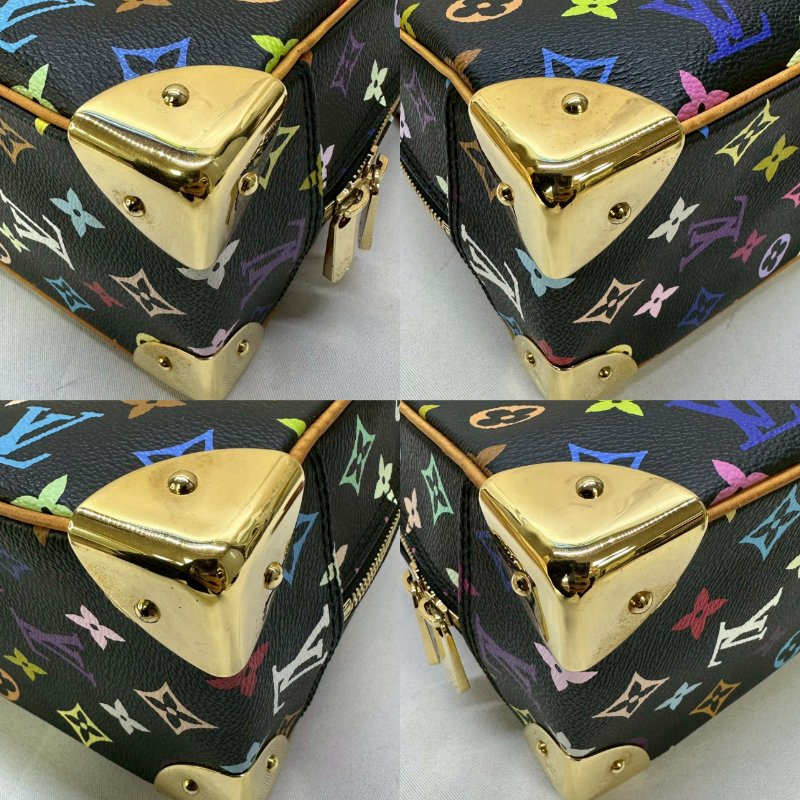 LV x 村上隆黑彩手提小珍包-7