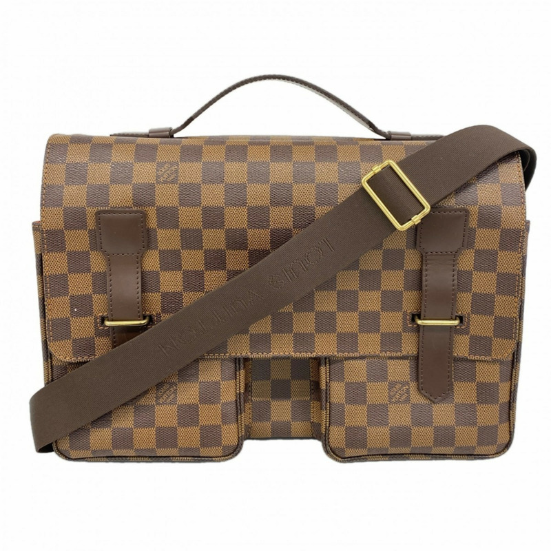 路易威登 Damier Broadway 手提包 N42270 Ebene 男女通用兩用包 P2506447-0