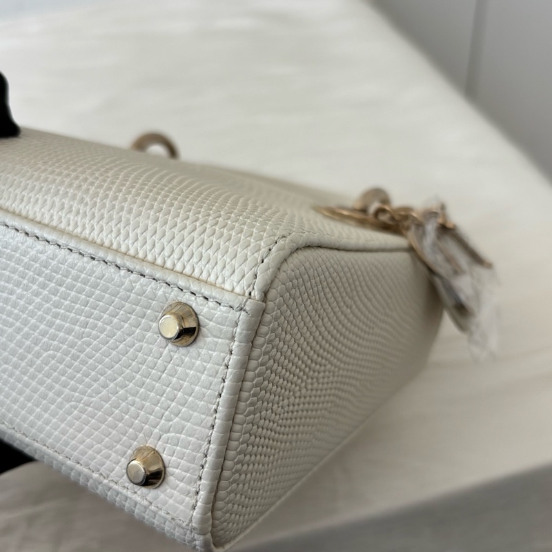 【98新 ✨ 全網最低價！】 Dior 稀有皮戴妃三格 蜥蜴皮 白雪公主 專櫃50萬 98新（下單前先詢問庫存❗️）-7