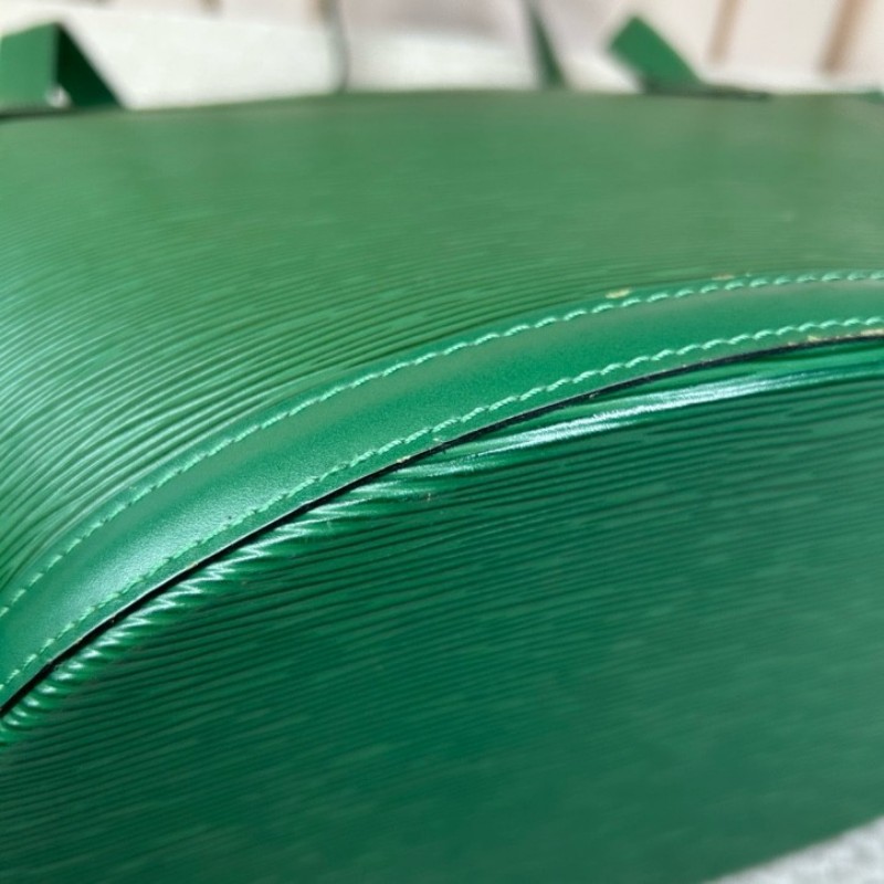 LV路易威登水波纹綠色扇形托特包 可單肩可手提 容量大 實用性強-9