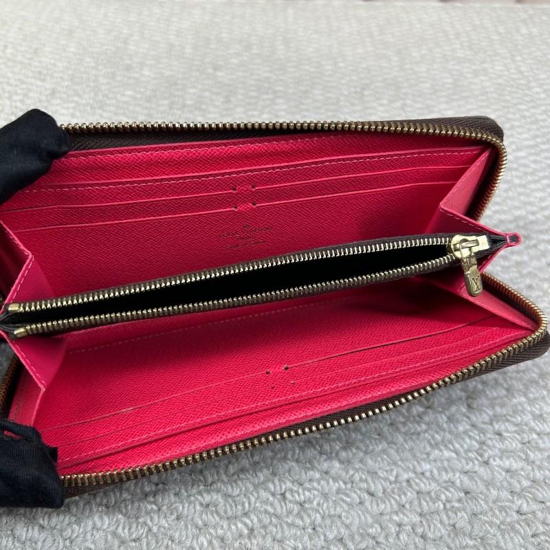 LV路易威登老花長款錢包 拉鏈開合 內裡卡位多 容量大 實用性強 日常百搭-12