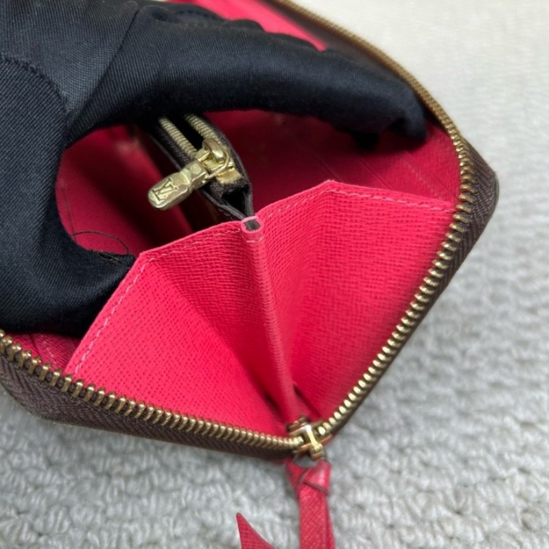 LV路易威登老花長款錢包 拉鏈開合 內裡卡位多 容量大 實用性強 日常百搭-14