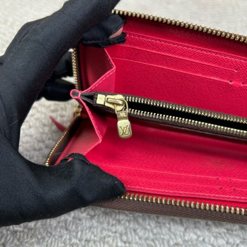 LV路易威登老花長款錢包 拉鏈開合 內裡卡位多 容量大 實用性強 日常百搭-19