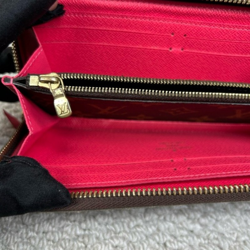 LV路易威登老花長款錢包 拉鏈開合 內裡卡位多 容量大 實用性強 日常百搭-21