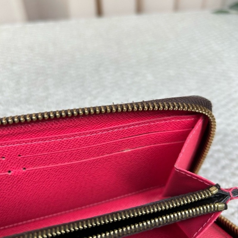 LV路易威登老花長款錢包 拉鏈開合 內裡卡位多 容量大 實用性強 日常百搭-23