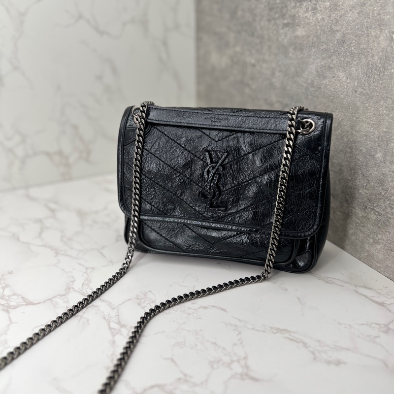 香緹國際精品 889 YSL 聖羅蘭 NIKI baby 黑色-0