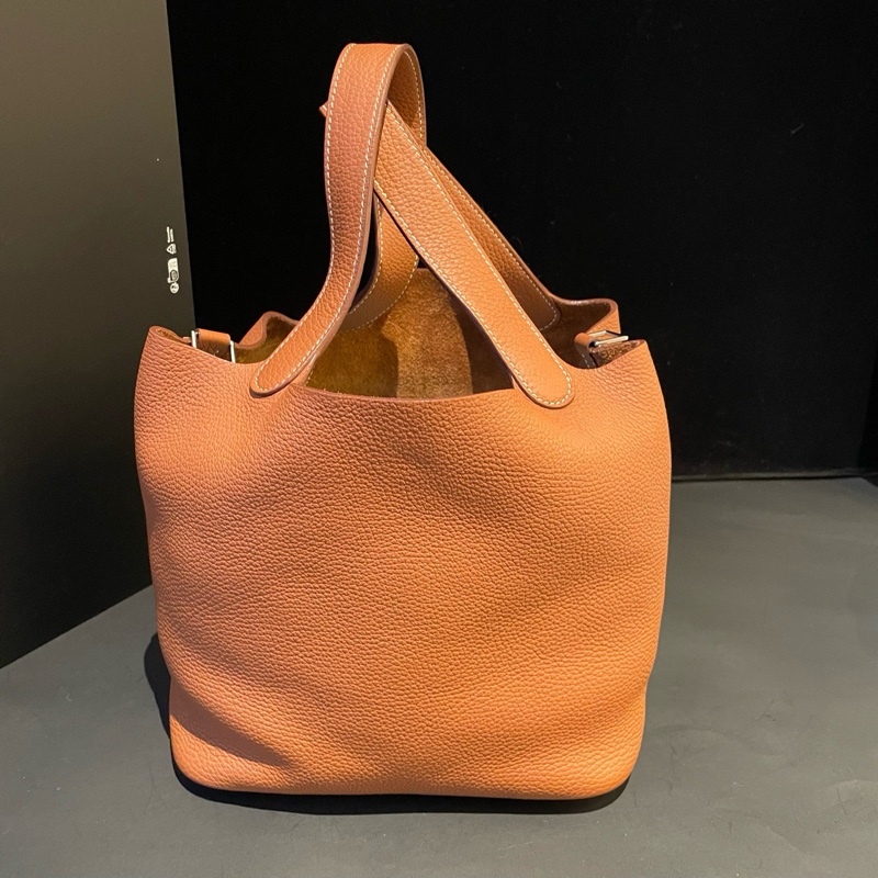 【98新 ✨ 全網最低價！】Hermes/愛馬仕 picotin菜籃子22金棕銀扣c刻（下單前先詢問庫存❗️）-2