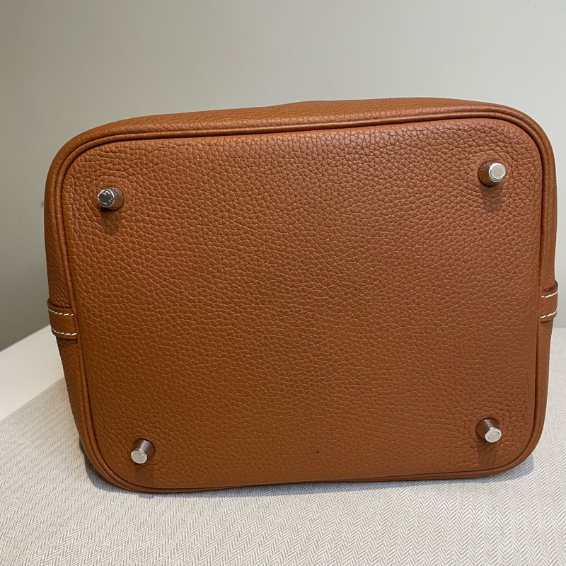 【98新 ✨ 全網最低價！】Hermes/愛馬仕 picotin菜籃子22金棕銀扣c刻（下單前先詢問庫存❗️）-5