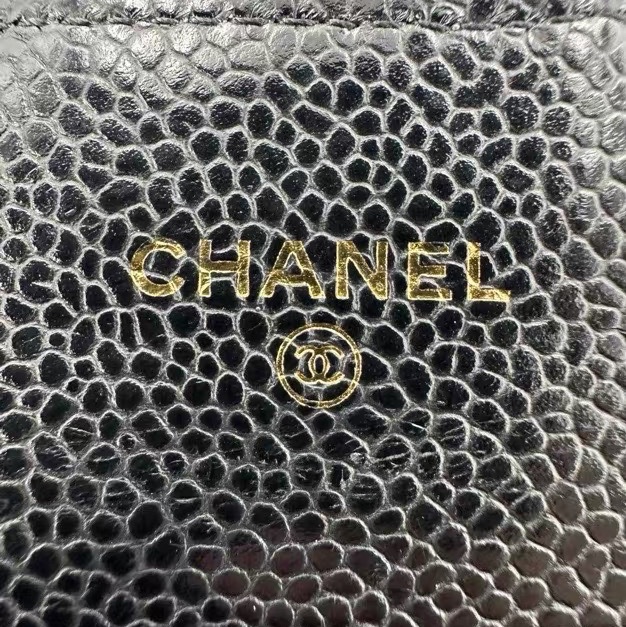 【96新✨ 全網最低價！】Chanel/香奈兒 CF黑金零錢包 荔枝皮（下單前先詢問庫存❗️）-21